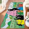 Cute Cartoon Les Barbapapa Hallway Carpet Washable Non-Slip Living Room Sofa Chairs Area Mat Kitchen Doormat Area Rug
