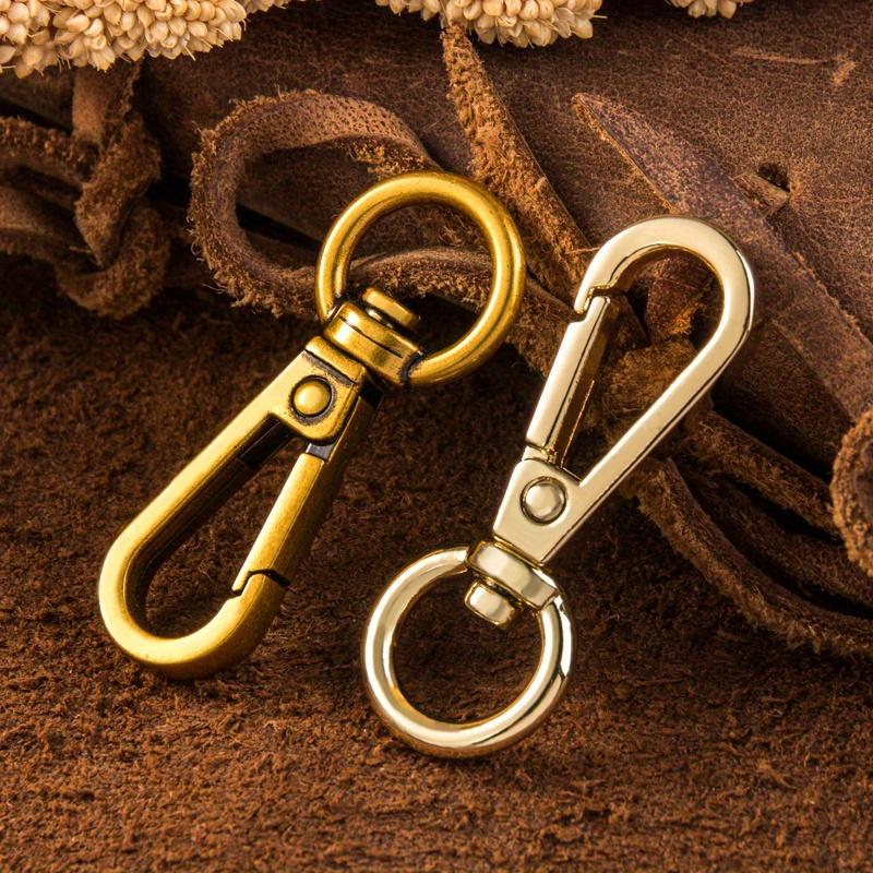 10Pcs Swivel Lobster Clasps, Classic Swivel Trigger Snap Hooks, Push Gate Snap Hook Bag Clips for Lanyard DIY Outdoor Keychain