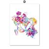 Bone Anatomy Flower Skull Hand Foot Wall Art Canvas Painting Nordic Poster And Prints Wall Pictures For Doctor Room Clinic Decor