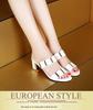 2023 Korean Fashion Mid-Heel Women's Sandals – Non-Slip Chunky Heel Summer Slippers for Female Students