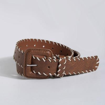 Fashionable Women's Buckle Winding Decoration PU Casual Wide Exquisite Women's Belt
