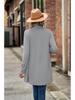 2025 European & American Autumn/Winter Women's Long-Sleeve Solid Color Loose Cardigan