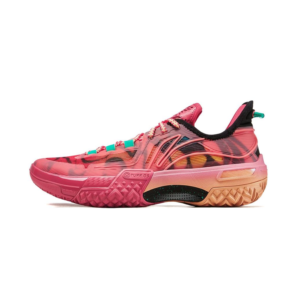 Li Ning Jie Ao, Metamorphosis Cushioning Slip Resistant Abrasion Resistant Lightweight Rebound Low Top Basketball Shoes ABFU019-12