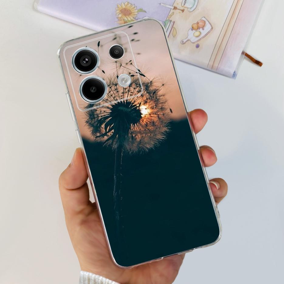For Xiaomi Poco X6 5G Case Luxury Painted Cover Clear Silicone Phone Case For Xiaomi Poco X6 Pro PocoX6 X6Pro Soft Fundas Bumper