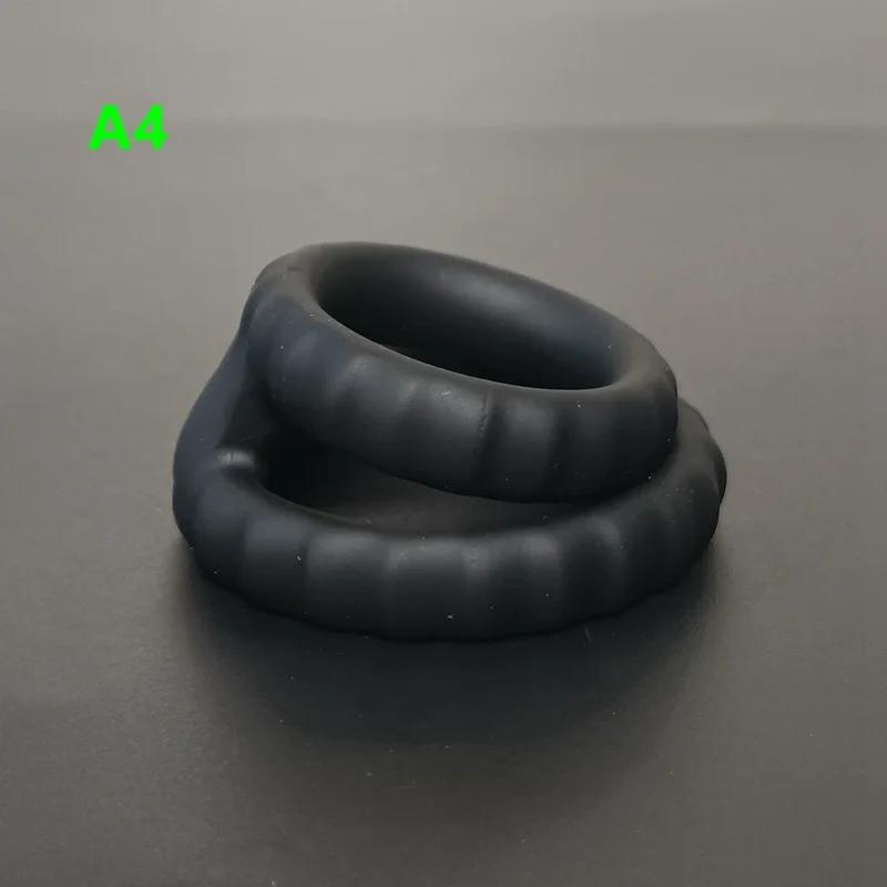 Penis Ring Reusable Silicone Semen Cock Ring Penis Enlargement Delayed Ejaculation Sex Toys For Men