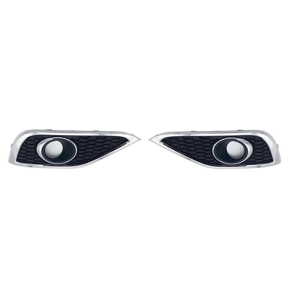 Front Fog Light Grille Fog Lamp Cover Grill Frame For Honda CRV 2012 2013 2014 Accessories 71108-T0T-H00 71103-T0T-H00