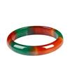 15MM Natural Peacock Agate Bracelet Fashionable Charm Agate Bangle Jade Bracelet Women's Gift