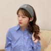 On the Moment Signature Label Hairband C3 Gray