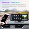 4K Ultra HD Wireless CarPlay Unit, Built-In Optical Sensor WiFi GPS Navigator + Dual Recording Vehicle Dashcam