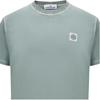 Stone Island Logo Badge Design Round Neck Short Sleeve T-Shirt Unisex T-Shirt 791523757-V0155