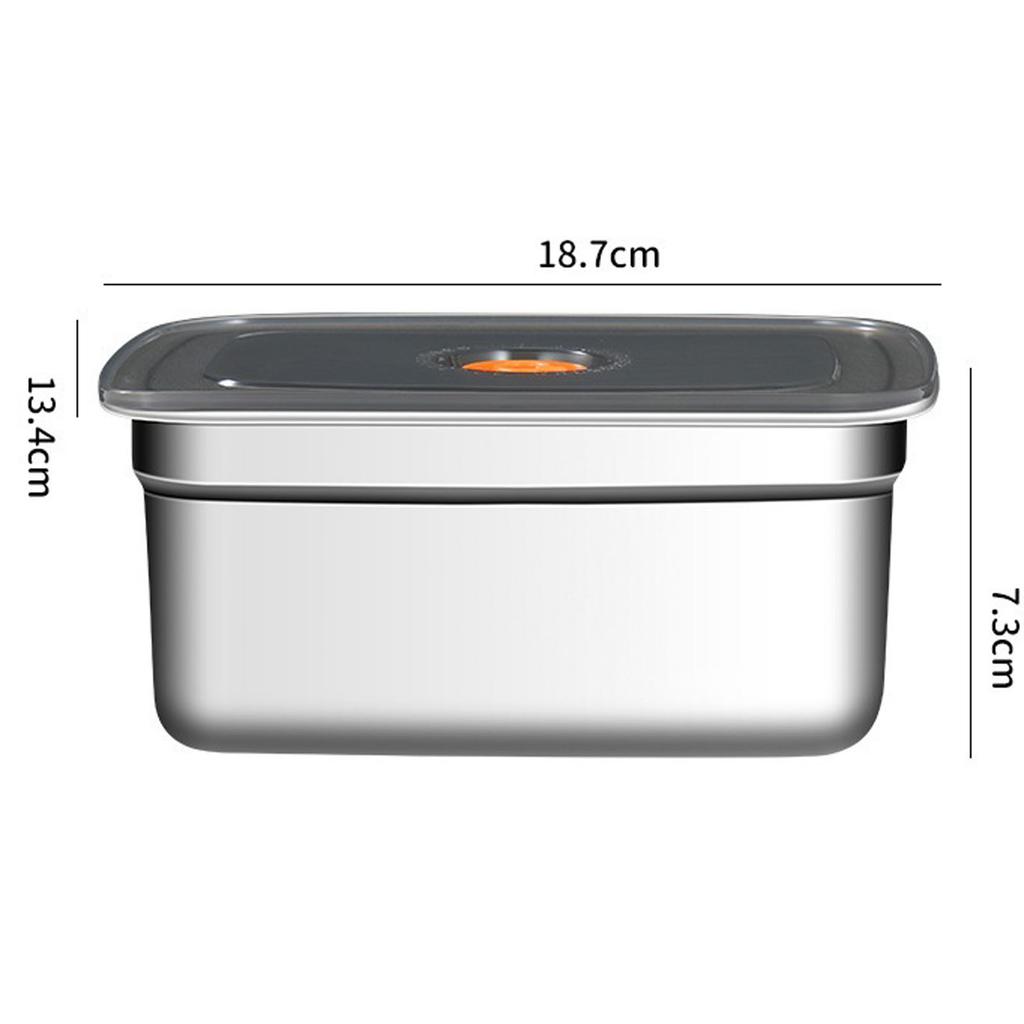 Lunch Box with Lid, Fresh-Keeping Lunch Container, Heated Sealed Rectangular Food Storage Box for Work & School