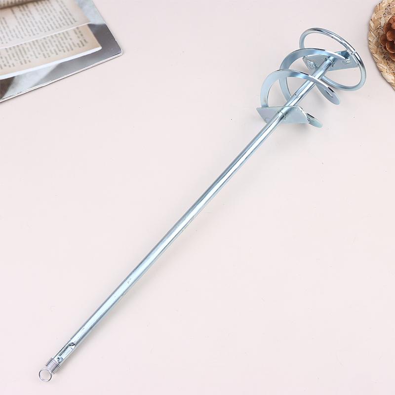 1Pc 400x80MM Mixing Paddle Rod Paint Cement Mud Mixer Electric Concrete Blender Bucket Mortar Stirrer For DIY Paint Dry Mix