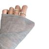 Super Fairy Silver Flake Elastic Beaded Pearl Ring for Women: Handmade, Versatile, Stackable, Creative Daily Wear Index Finger Ring.