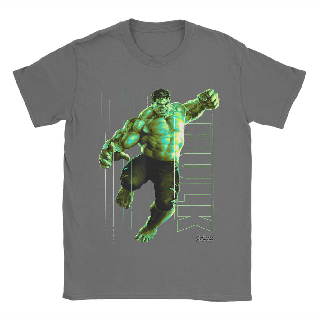 Unisexs TShirt Infinity War Incredible Hulk Jump Smash Novelty Pure Cotton Tees Short Sleeve T Shirt Crew Neck Tops 4XL 5XL 6XL