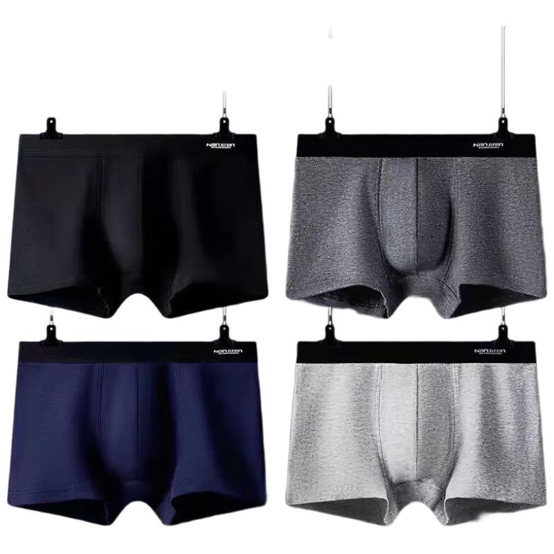 

Мужское однотонное нижнее белье Nanjiren, 4 шт. 3XL