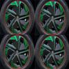 For MG MULAN MG4 EV   4PCS/SET Hub Wheel Sticker 17-18-Inch Automobile Full Cover Car Accessories