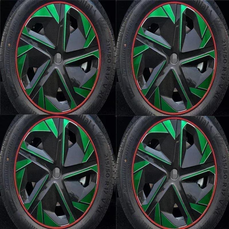 For MG MULAN MG4 EV 4PCS/SET Hub Wheel Sticker 17-18-Inch Automobile Full Cover Car Accessories