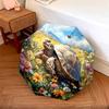 Turtle and Flower Pattern, Automatic Folding Umbrella, Portable and Foldable Design, 8 Ribs, a Christmas or Birthday Gift.