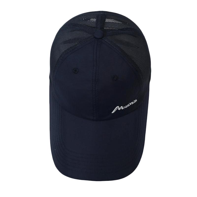 Men's Breathable Quick-Drying Baseball Cap Women Outdoor Sunscreen Cap Mesh Cap