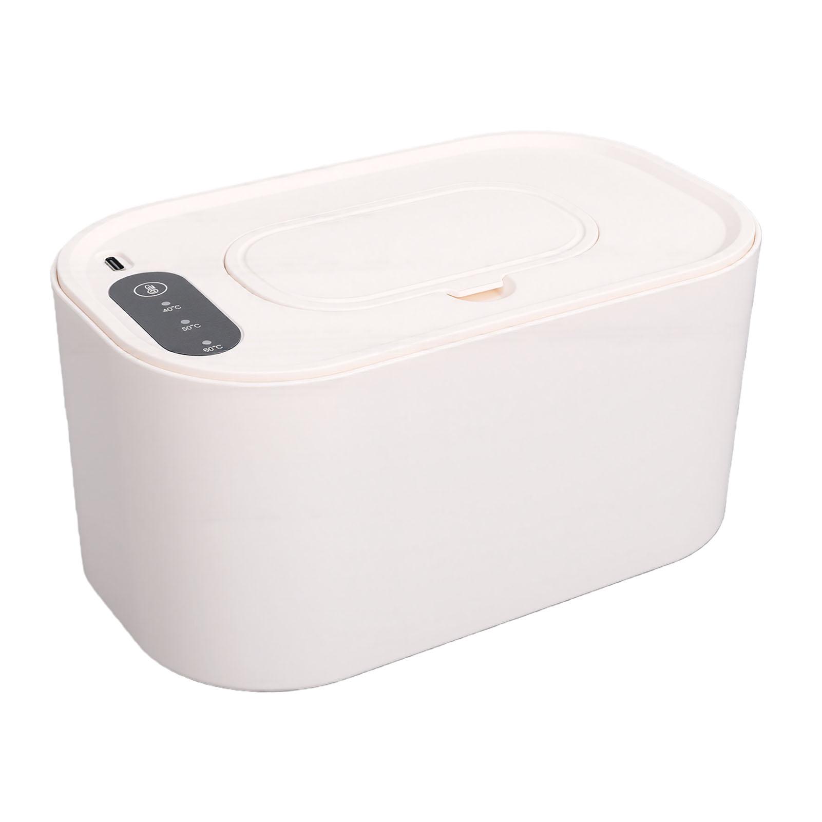 

Baby Wet Wipes Warmer Dispenser Top Hting Wipe Warmer Holder Holds 80 Wipes with 3 Indicator Lights