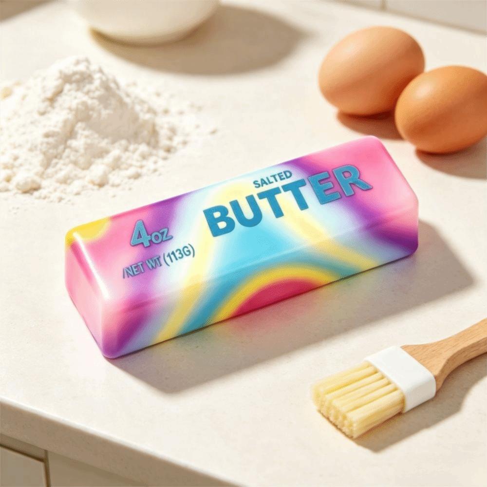 Slow Rising Cheese Stick Squeezing Toy Slow Rebound Butter Stick Fidget Toy Pressure Reduce