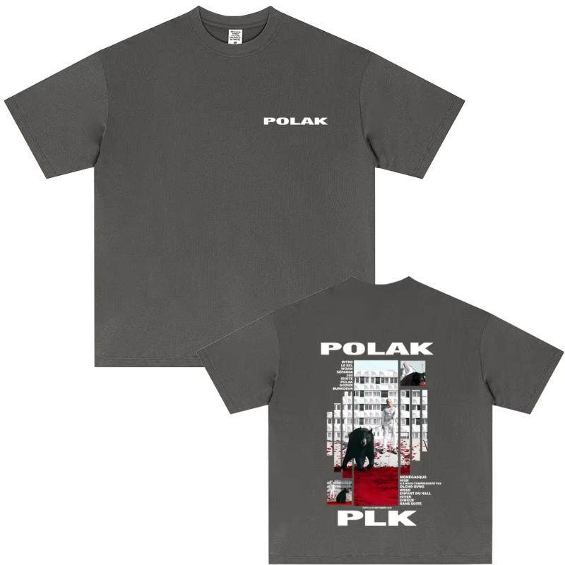 Rapper Plk Polak Graphic Tshirt Unisex Women Fashion Pop Music Streetwear Male Casual Cotton T Shirts Unisex Vintage Hip Hop Tees