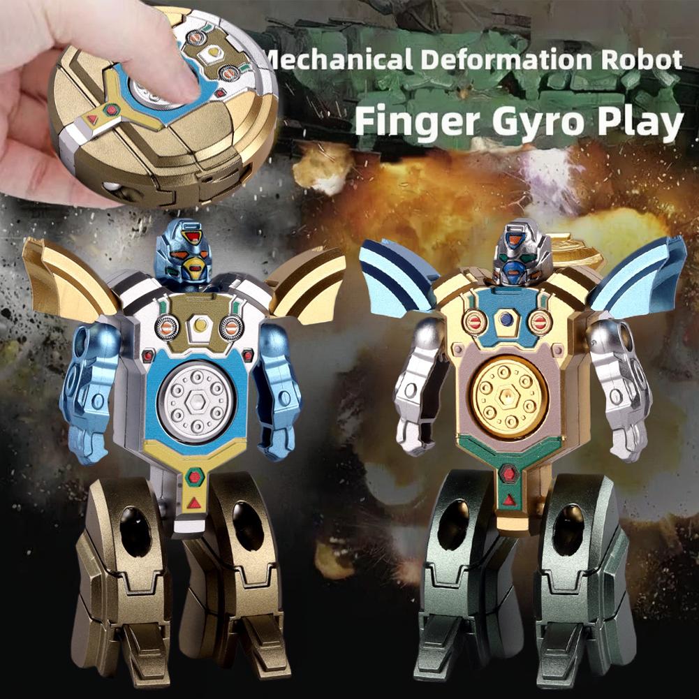 Mechanical Deformed Robot Fidget Spinner Hand Gyro - Antistress Sensory Toy for Adults And Kids Birthday Gift