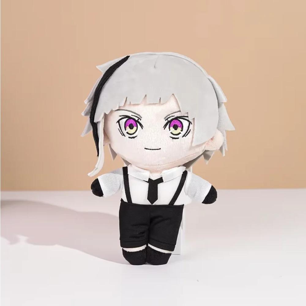 20cm Bungou Stray Dogs Plush Doll Dazai Osamu Nakahara Chuya Edogawa Rampo Gogol Dostoevsk Anime Cosplay Toy Pillow Kids Gift