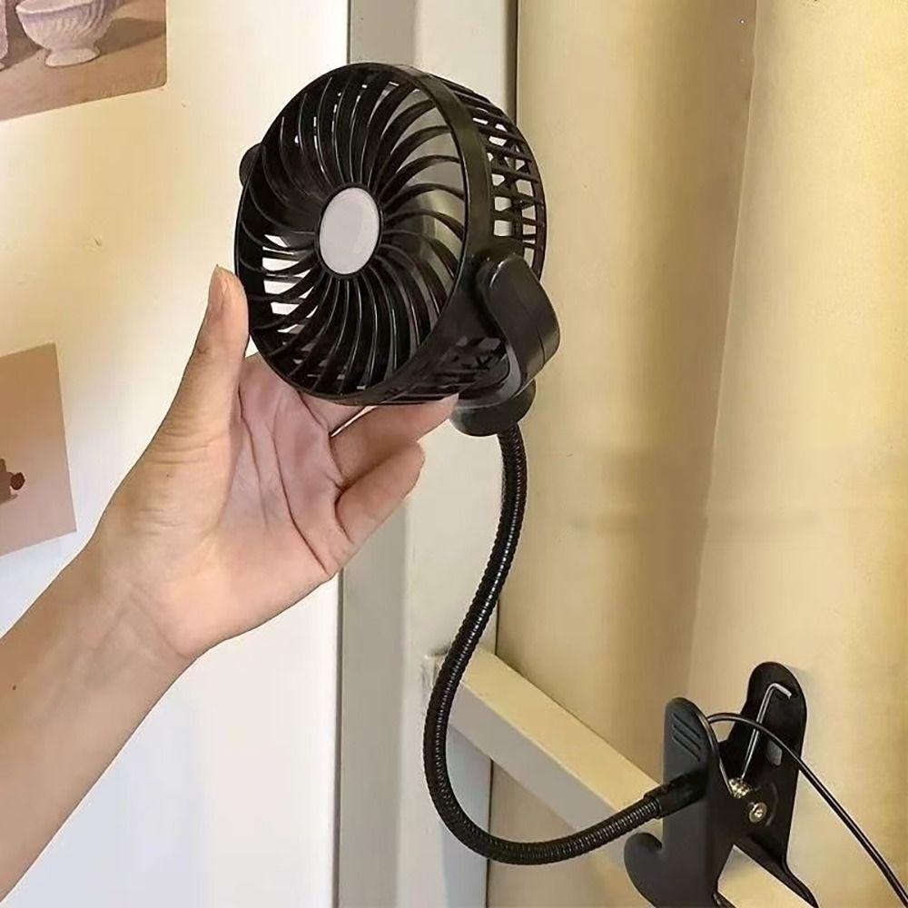 Rotatable Small Desk Fan High Wind Mini Desk Fan Mutli-Purpose Personal Table Fan Travel