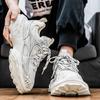 Mode Herrenschuhe Sommer 2025 Mesh Atmungsaktiv Lässige Sportschuhe Modetrend Vielseitig Dicke Sohle Höhenerhöhend Klobige Sneaker