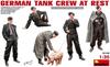 MiniArt Scale German Resting Tank Crew Figures Figures 1 Plastic Model Kit MA35198 1/35 (5 & Pig)