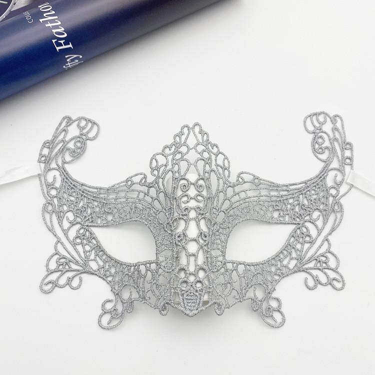 Black Widow Party Mask With Metallic Finish For Halloween Costumes And Cosplay