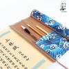 Bamboo Roll-Up Calligraphy Brush Bag: Chinese Style Pen Storage for Four Treasures of the Study