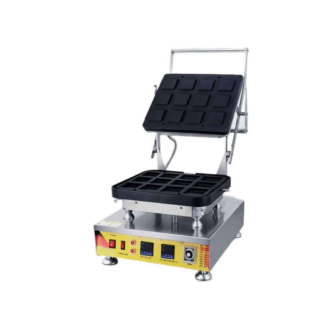 Grouting Cookie & Molten Cheese Tart Waffle Machine for Bakery Stalls