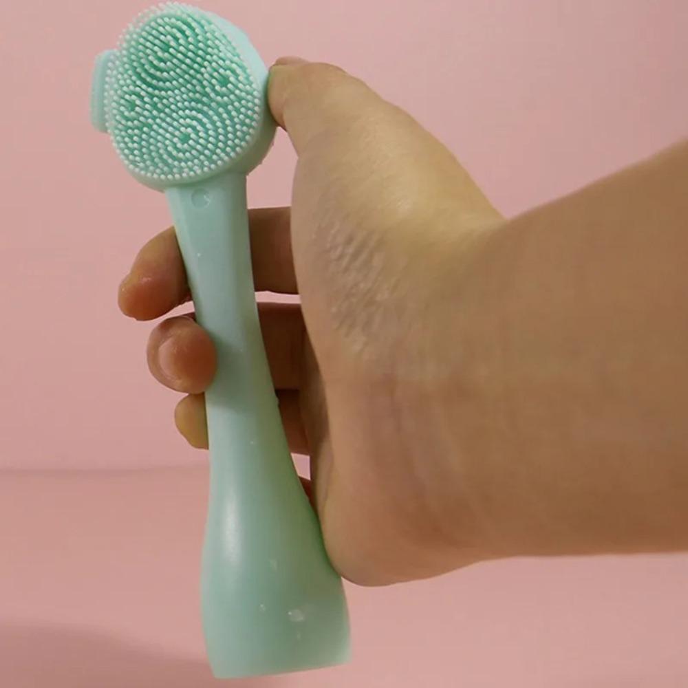 Double Side Face Cleansing Instrument Soft Hair Skin Care Tool Cleansing Brush  Deep Wash