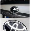 3D Car Logo Front Grill Hood Hybrid Blue Emblem for Corolla Camry RAV4 Hilux CHR Highlander Yaris Vios Alphard Prius Reiz