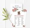 Inkdotpot Baby Shower Game Set Of 50 BabyA  AlphabetA  ABCA  Game Bear Jungle Animals Party