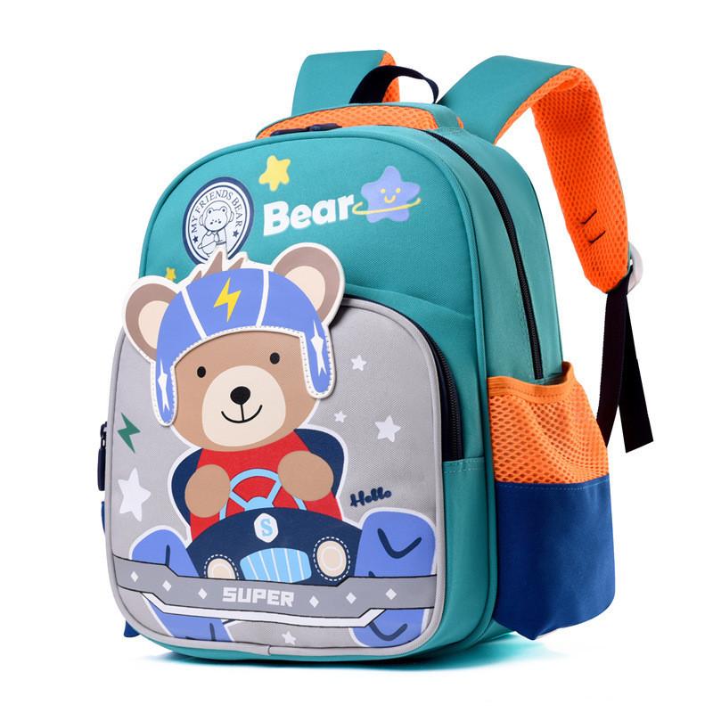 Adorable 2024 Preschool Backpack For Boys And Girls Cute Animal Printed Double Shoulder Bag