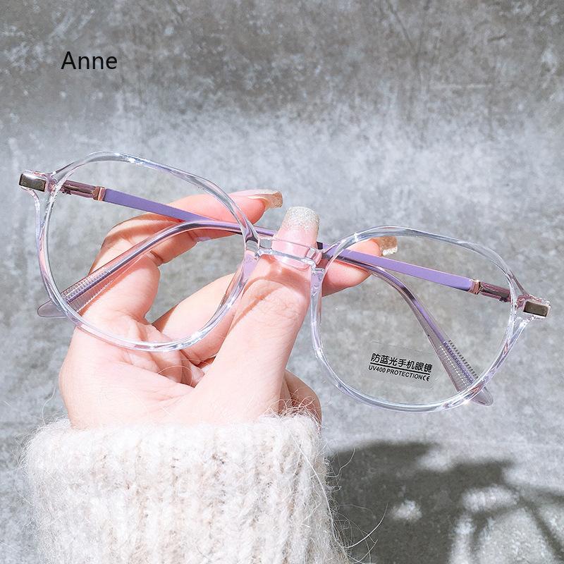 Anti Blue Light Blocking TR90 Material Men's Glasses Frame Blue Light Blocking EyeGlasses Frames Women Korean Stylish Eyewear