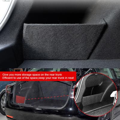 Trunk Organizer Partition Board Car Trunk Side Storage Plate for Tesla Model 3 Modification Auto Accessories
