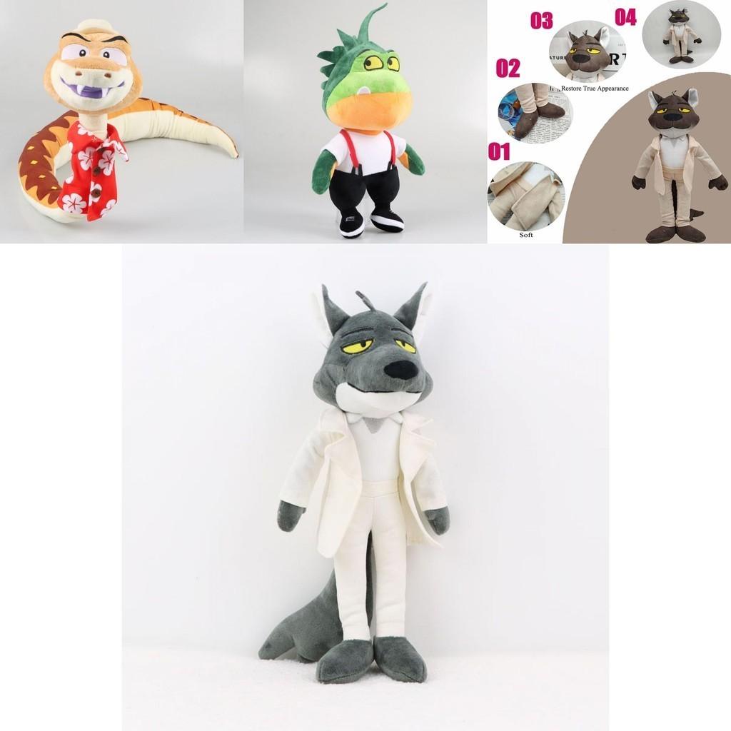 The Bad Guys Plush Toy Collection Featuring Mr. Wolf Ms. Tarantula Mr. Snake Mr. Piranha And More!