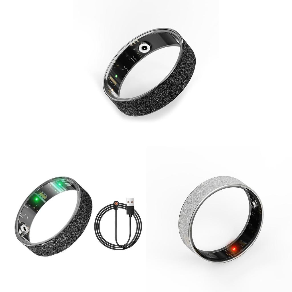 Anello Intelligente Per Coppie Con Cardiofrequenzimetro Saturimetro Monitoraggio Sonno Attività Fisica Per Adulti