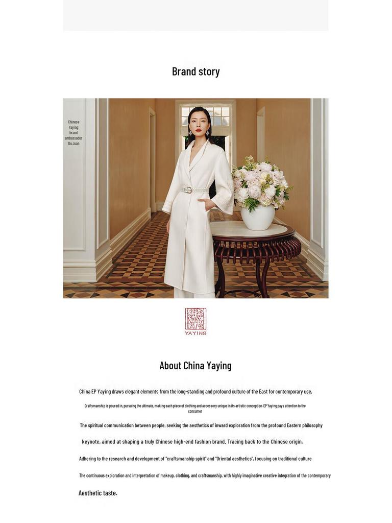 EP YAYING Silk Merino Wool Faux Two-Piece Knit Sweater