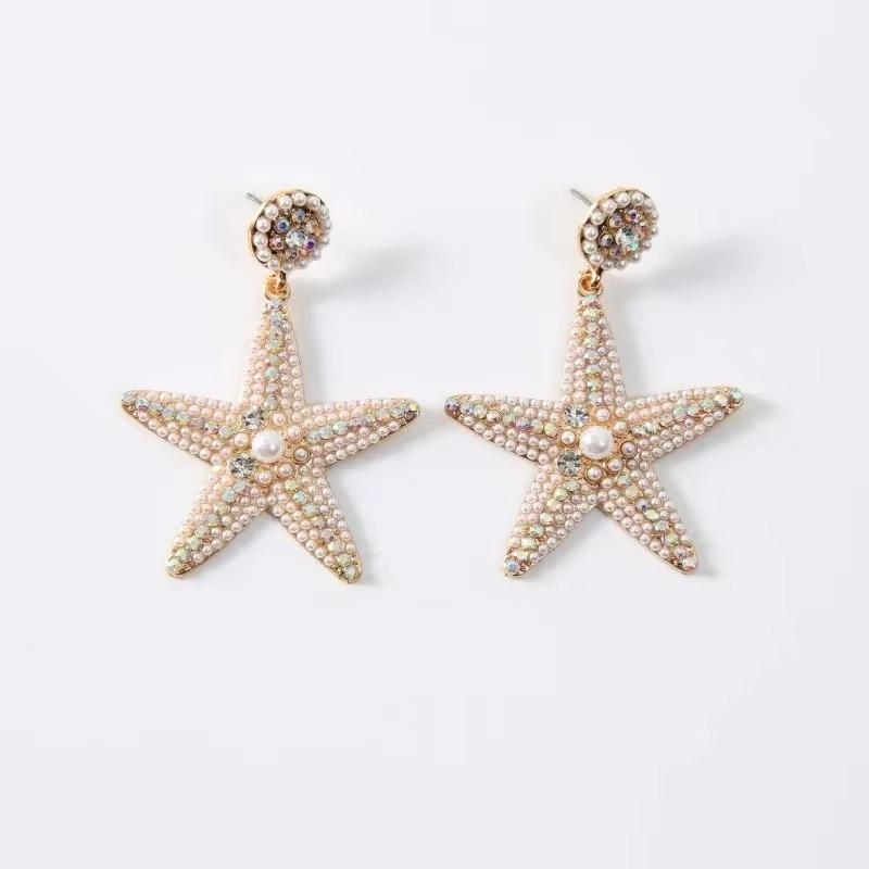 

Новая Мода Преувеличенная Личность Акриловые Ретро Серьги-Звезды Милые и Элегантные Женские Аксессуары для Вечеринки Фестиваля Подарки