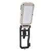 Magnetic Work Light Gray White Solar Powered 360 degrees  Rotating Headlight 800LM Sidelight Design with