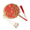 Chinese Wedding Decorative Ancient Style Hand Bouquets Chinese Fan Bridal Group Fan Embroidery Fan
