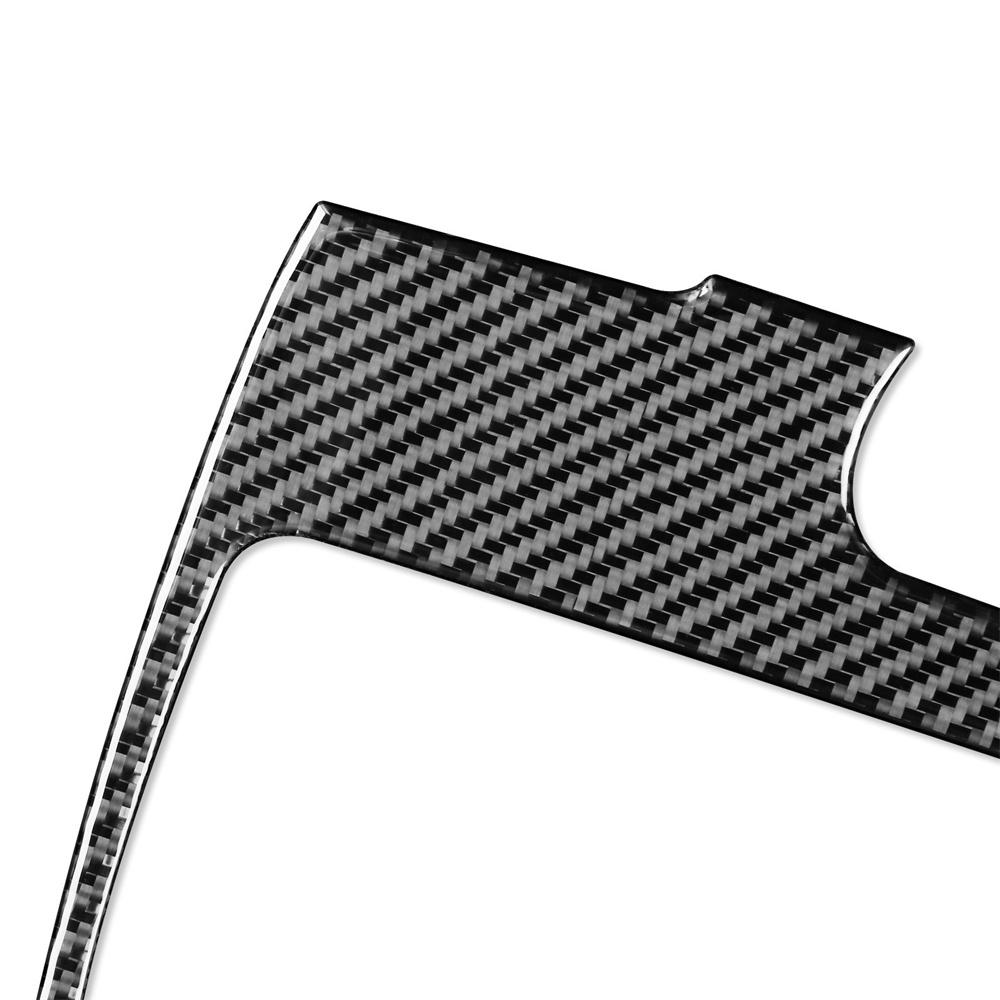 Carbon fiber shift lever cover plate for honda accord 2013-2017