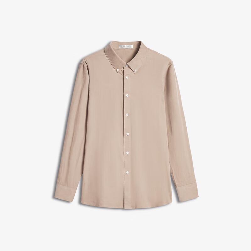 K-Boxing Men's 100% Cotton Long-Sleeve Button-Down Shirt FCCT3595