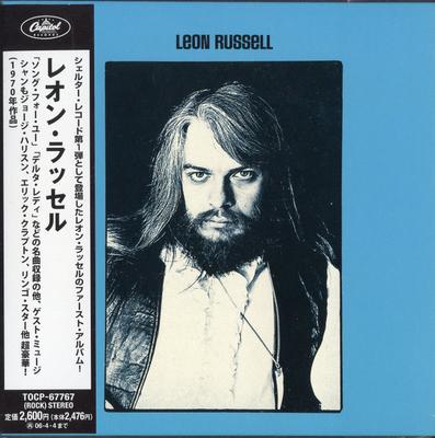 CD LEON RUSSELL  Leon Russell Paper Sleeve TOCP67767 CAPITOL 2005 Japan ObiRock Used