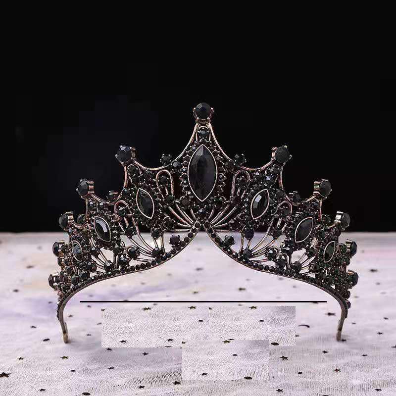 Bride's Crown Headband Wedding Korean Birthday Gift Adult Gift Crystal Crown Princess Dress Hair Accessory